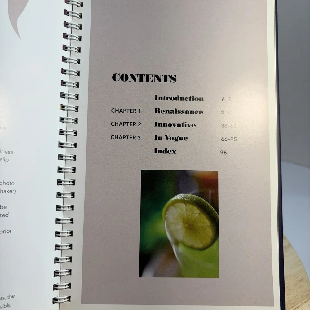 Vodka: Invigorating Vodka Cocktails Spiral Bound Hardback Cookbook Linda Doeser